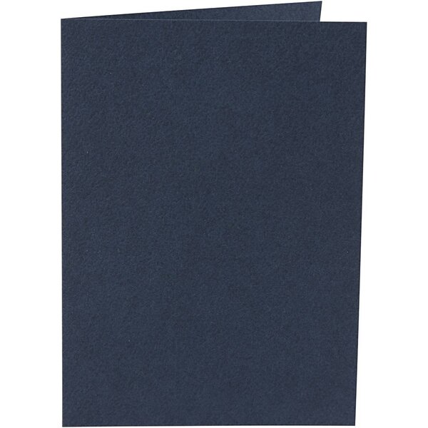 Creativ Company Kaarten, afmeting kaart 10,5x15 cm, 220 gr, blauw, 10 stuk/ 1 doos