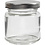 Creativ Company Glazen pot, H: 6,5 cm, d 5,7 cm, 100 ml, transparant, 12 stuk/ 1 doos