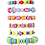 Creativ Company Plastic Kralen en Elastisch Koord, afm 6-20 mm, gatgrootte 1,5-6 mm, 1 doos
