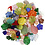 Creativ Company Glazen kralen, bladeren, bloemen, d 6-17 mm, gatgrootte 0,5-1,5 mm, diverse kleuren, 60 gr/ 1 doos