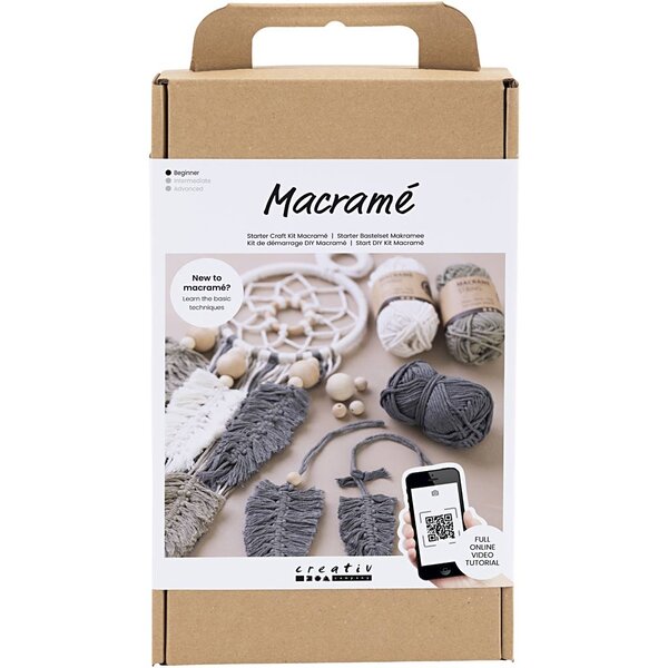 Creativ Company Starter Hobbyset Macramé, 1 doos