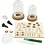 Creativ Company Set voor stolpen, H: 10+12,5 cm, 1 doos