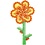 Creativ Company Onderplaat, bloemen, meisje, jongen, appel en peer, afm 8,5x14-14x16 cm, medium, 6 stuk/ 1 doos