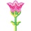 Creativ Company Onderplaat, bloemen, meisje, jongen, appel en peer, afm 8,5x14-14x16 cm, medium, 6 stuk/ 1 doos