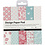Creativ Company Design papierblok, vel 15,2x15,2 cm, 120 gr, roze, 50 vel/ 1 doos