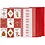 Vivi Gade Design papierblok, afm 21x30 cm, 120+128 gr, rood, wit, 24 vel/ 1 doos