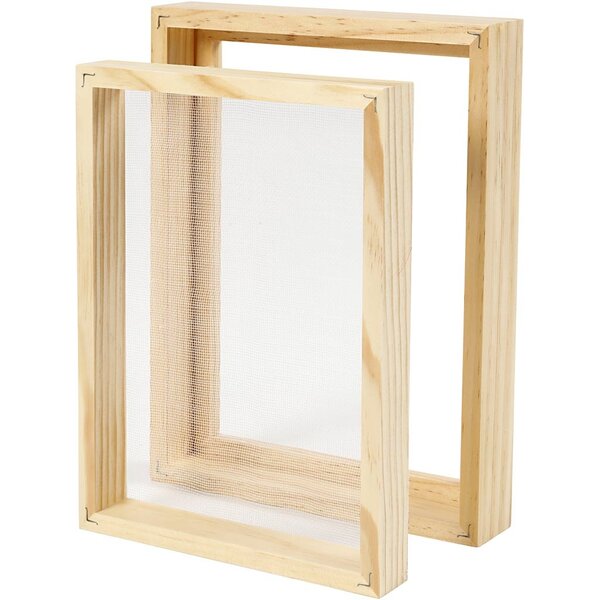 Creativ Company Papiermal met dubbel frame, A5, afm 25x19x3cm, 1 stuk