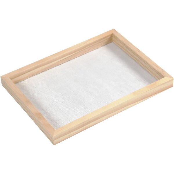 Creativ Company Papiermal met enkel frame, A5, afm 23x17x2cm cm, 20 mesh, 1 stuk