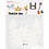 Creativ Company Sprookje, H: 13,5-27,5 cm, B: 9,5-25 cm, 230 gr, wit, 16 stuk/ 1 doos