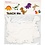 Creativ Company Dinosaurussen, H: 15-22 cm, B: 24-25 cm, 230 gr, wit, 16 stuk/ 1 doos