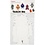 Creativ Company Robotten, H: 22,5-24 cm, B: 15-16 cm, 230 gr, wit, 16 stuk/ 1 doos