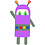 Creativ Company Robotten, H: 22,5-24 cm, B: 15-16 cm, 230 gr, wit, 16 stuk/ 1 doos