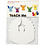 Creativ Company Wrap around Engelen, H: 10,5 cm, d 7 cm, 230 gr, wit, 25 stuk/ 1 doos