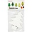 TeACH Me Kerstbomen, H: 21,5 cm, B: 16,5 cm, 230 gr, wit, 25 stuk/ 1 doos