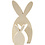 Creativ Company 2in1 Figuren, hazen / konijnen, H: 11,5+24,5 cm, D: 2 cm, B: 6,5+11,5 cm, 1 set