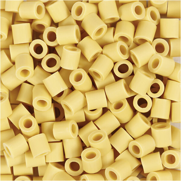NABBI BioBeads van NABBI, afm 5x5 mm, gatgrootte 2.5 mm, medium, geel, 3000 stuk/ 1 doos