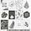 Vivi Gade Design papier, bladeren & patroon, 180 gr, 5 vel/ 1 doos