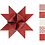 Vivi Gade Papieren vlechtstroken, L: 100 cm, B: 40 mm, d 18 cm, rood, wit, 40 stroken/ 1 doos