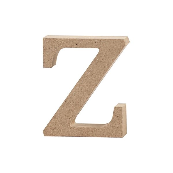 Creativ Company Letter, z, H: 8 cm, dikte 2 cm, 1 stuk