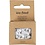 Creativ Company Waskralen, Hartjes, d 7-13 mm, gatgrootte 1,3-1,5 mm, parelmoer, 32 stuk/ 1 doos
