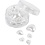 Creativ Company Waskralen, Hartjes, d 7-13 mm, gatgrootte 1,3-1,5 mm, parelmoer, 32 stuk/ 1 doos