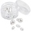 Creativ Company Waskralen, Ovaal, d 6-14 mm, gatgrootte 1,3-1,5 mm, 30 stuk/ 1 doos