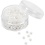 Creativ Company Waskralen, d 4 mm, gatgrootte 1,5 mm, parelmoer, 210 stuk/ 1 doos