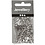 Creativ Company Sneeuwvlok, H: 20 mm, gatgrootte 1,5 mm, antiek zilver, 18 div/ 1 doos