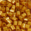 NABBI Strijkkralen, afm 5x5 mm, gatgrootte 2,5 mm, medium, goud (32263), 6000 stuk/ 1 doos