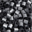 NABBI Strijkkralen, afm 5x5 mm, gatgrootte 2,5 mm, medium, zilver (32262), 1100 stuk/ 1 doos
