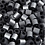 NABBI Strijkkralen, afm 5x5 mm, gatgrootte 2,5 mm, medium, zilver (32262), 1100 stuk/ 1 doos