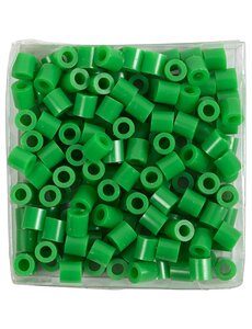 NABBI Strijkkralen, afm 5x5 mm, gatgrootte 2,5 mm, medium, groen (32230), 1100 stuk/ 1 doos