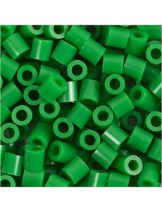 NABBI Strijkkralen, afm 5x5 mm, gatgrootte 2,5 mm, medium, groen (32230), 6000 stuk/ 1 doos
