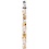 Creativ Company Inpakpapier, Rendieren, B: 50 cm, 80 gr, beige, rood, 5 m/ 1 rol
