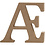 Creativ Company Letter, Æ, H: 8 cm, dikte 1,5 cm, 1 stuk