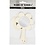 Creativ Company Handspiegel, H: 13,9 cm, B: 9 cm, 2 stuk/ 1 doos
