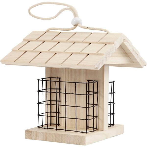 Creativ Company Vogelvoederhuis, H: 17.5 cm, L: 11.6 cm, B: 13,5 cm, 1 stuk