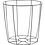 Creativ Company Lampenkap, H: 20 cm, d 15,5-20 cm, zwart, 1 stuk