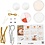 Creativ Company Mini Hobbyset Kerstballen, Kerstman en engel, 1 doos