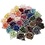 Creativ Company Parels, d 6+10 mm, gatgrootte 1,5+2 mm, diverse kleuren, 32x20 gr/ 1 doos