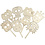 Creativ Company Maskers, L: 35 cm, B: 22 cm, dikte 2 mm, 16 stuk/ 1 doos