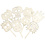 Creativ Company Maskers, L: 35 cm, B: 22 cm, dikte 2 mm, 16 stuk/ 1 doos