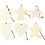 Creativ Company Ornamenten, afm 9-11 cm, dikte 4 mm, 90 stuk/ 1 doos