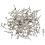 Creativ Company Oorsteker, L: 13 mm, verzilverd, 100 stuk/ 1 doos