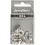 Creativ Company Clip-on oorbellen, L: 16,5 mm, B: 1,5 mm, gatgrootte 1,6 mm, verzilverd, 6 stuk/ 1 doos