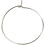 Creativ Company Oorbel, d 20 mm, verzilverd, 8 stuk/ 1 doos