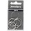 Creativ Company Oorbel, d 20 mm, verzilverd, 8 stuk/ 1 doos