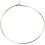 Creativ Company Oorbel, d 30 mm, verzilverd, 6 stuk/ 1 doos