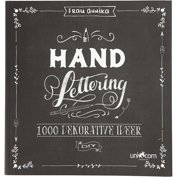 Handlettering - 1000 Ideeën, afm 22x23 cm, dikte 2 cm, Aantal pagina's 143, 1 stuk