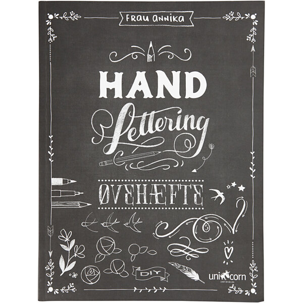 Handlettering - Oefeningen, afm 21x28 cm, dikte 1 cm, Aantal pagina's 63, 1 stuk